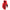 100% Cognito Fluo Red/Black Gloves