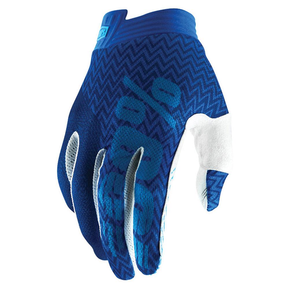 100% Itrack Blue/Navy Gloves