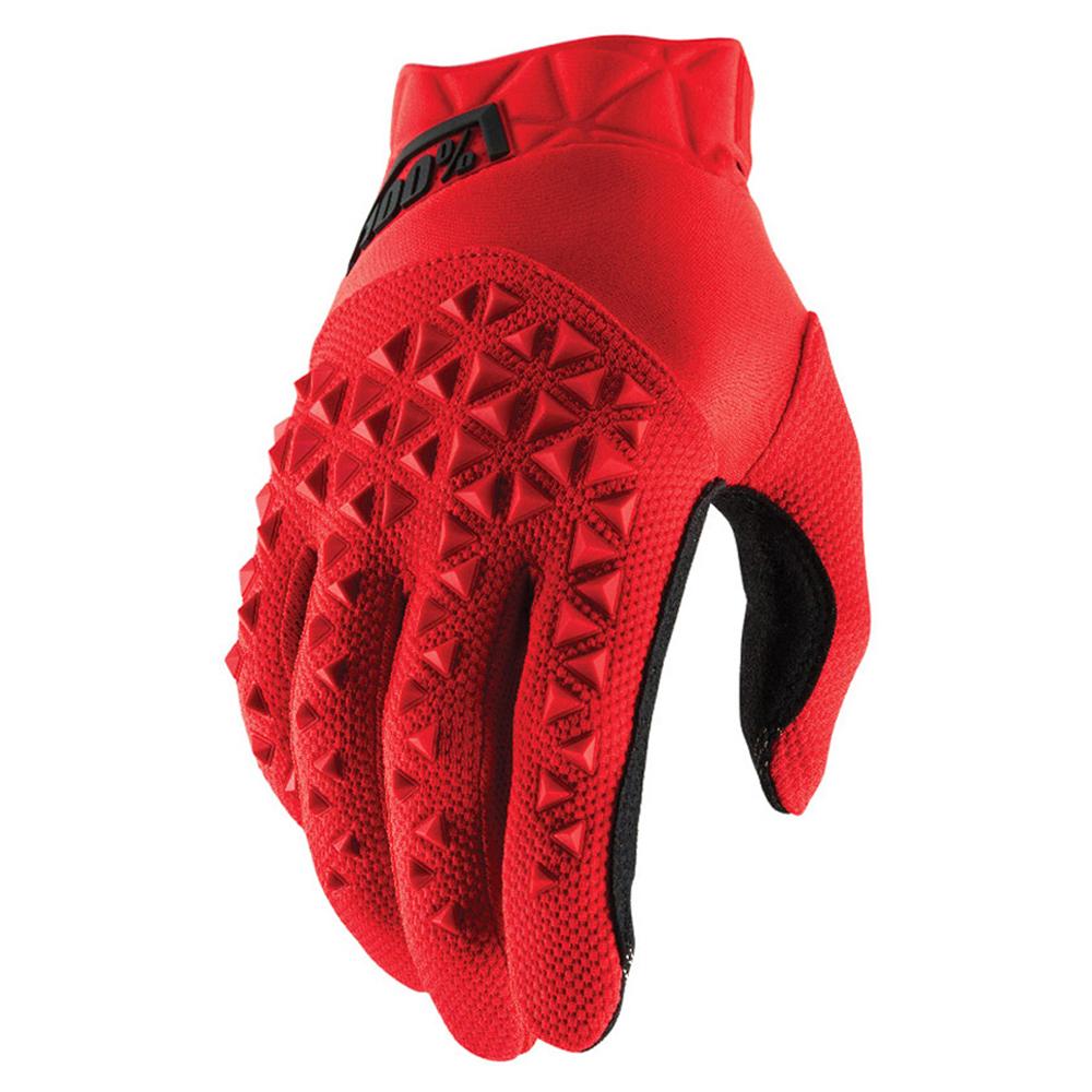 100% Airmatic Black/Red Gloves