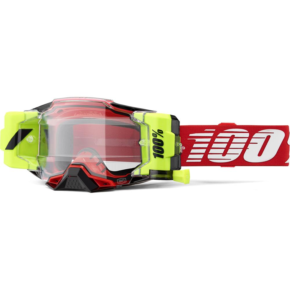 100% Armega FORECAST Goggle Red - Clear Lens