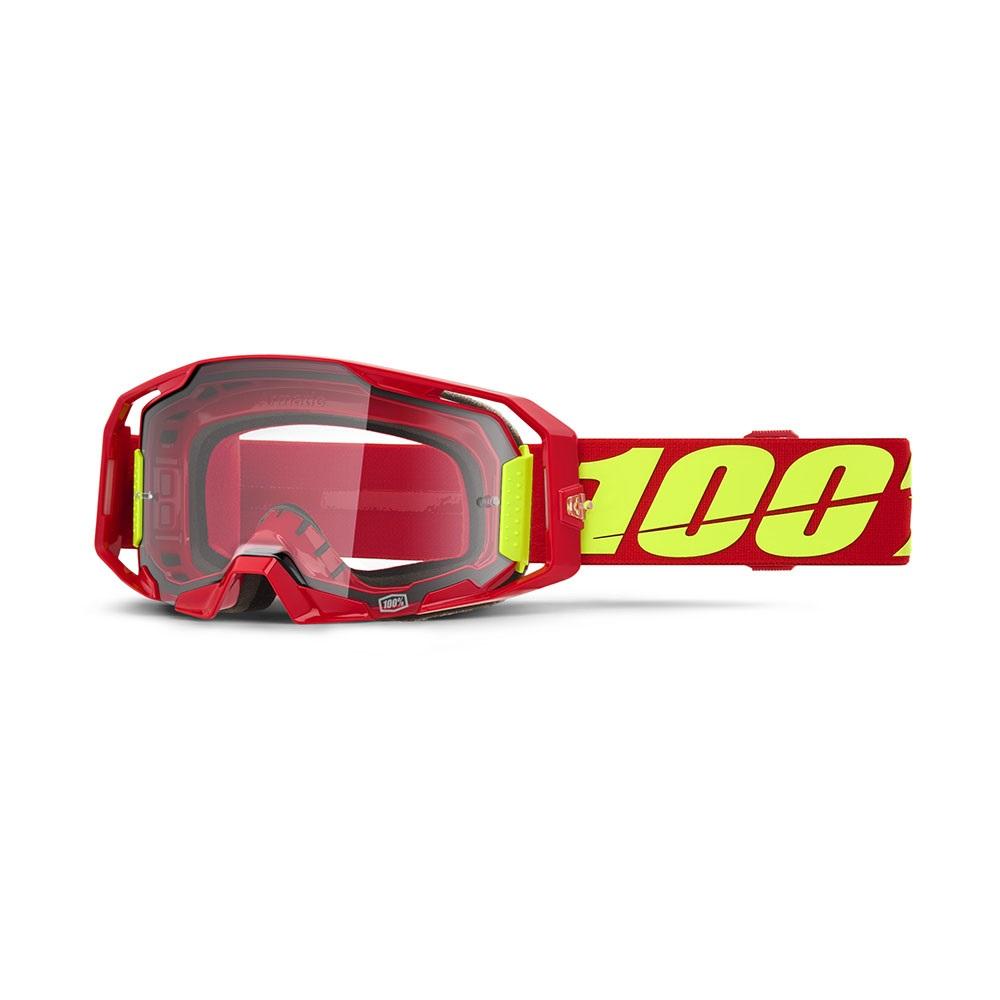 100% ARMATIC Goggle Red - Clear Lens