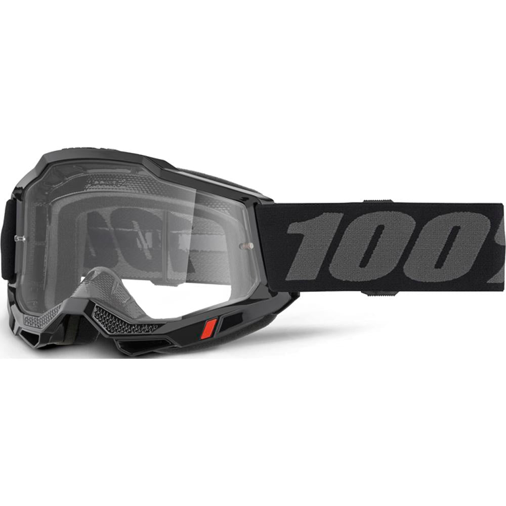 100% Accuri 2 Goggle Black - Clear Lens