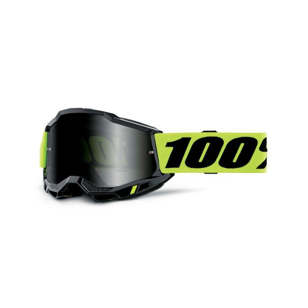 100% Accuri 2 Sand Goggle Neon Yellow Smoke Lens