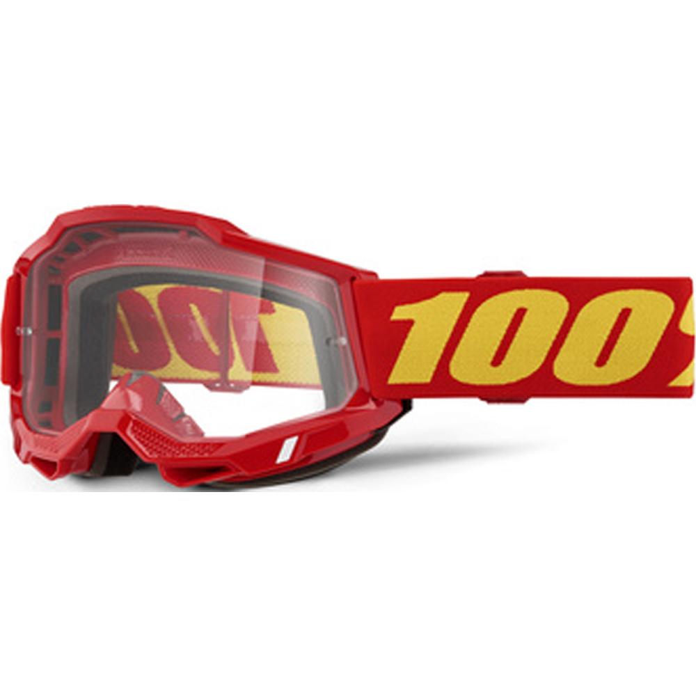 100% Accuri 2 Goggle Red - Clear Lens