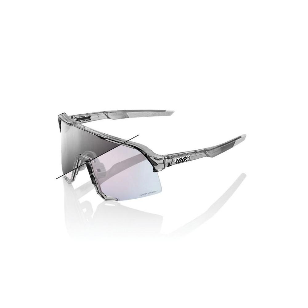 S3 - Polished Translucent Grey - Rose Gold Mirror Lens