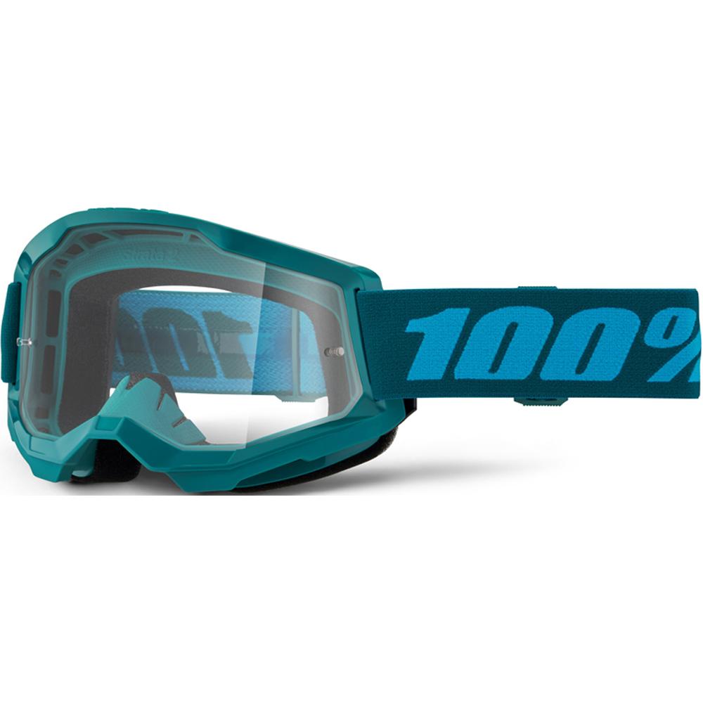 100% Strata2 Goggle Stone - Clear Lens