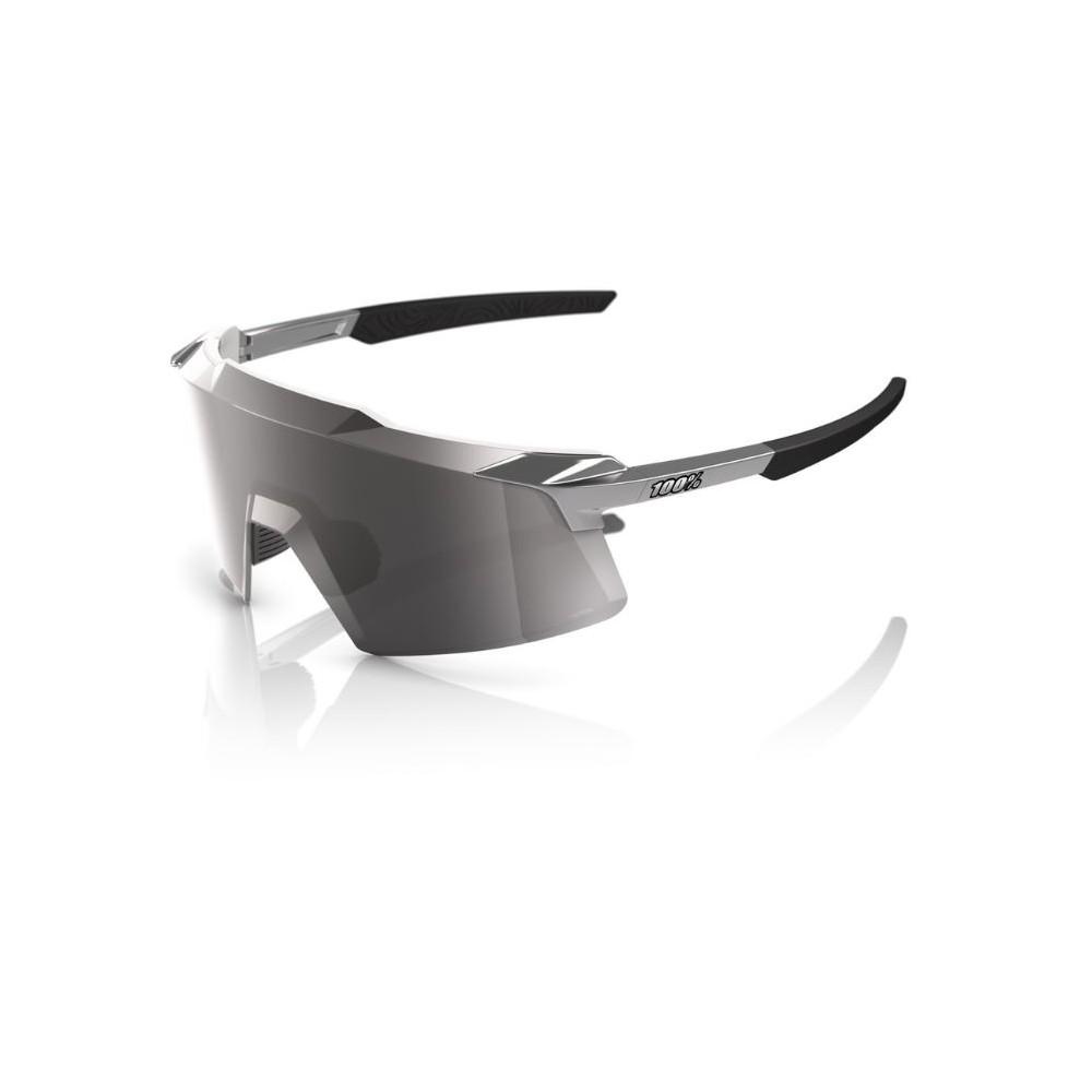 AEROCRAFT - Gloss Black / Black Chrome Hiper Silver Mirror Lens
