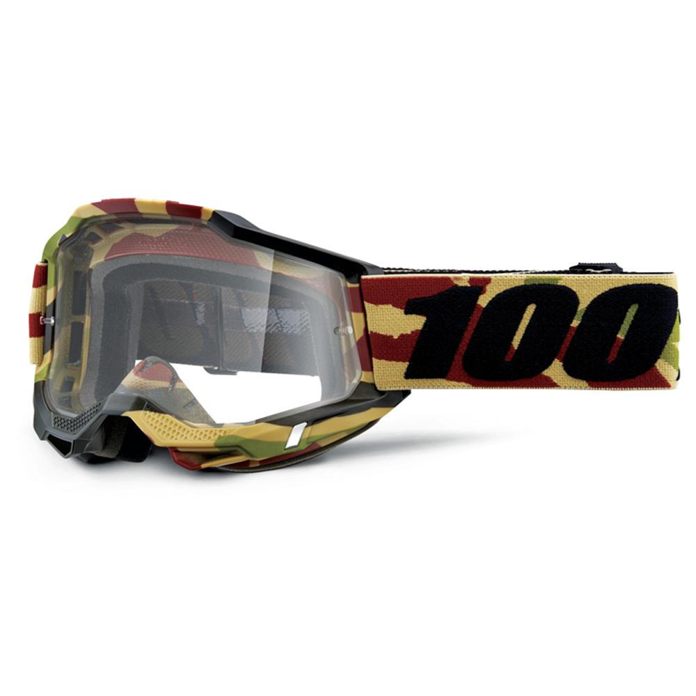 100% Accuri 2 Goggle Camo Clear Lens