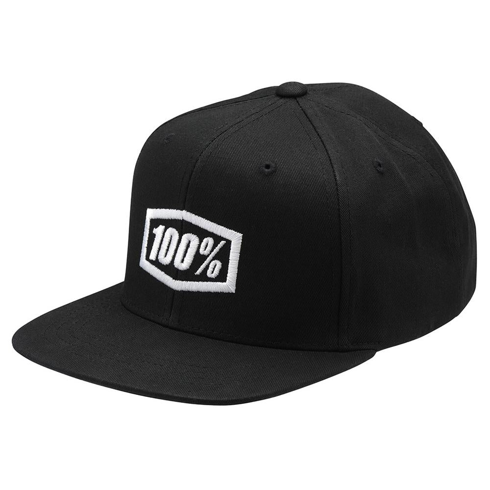 100% Youth Corpo Black/White Snapback