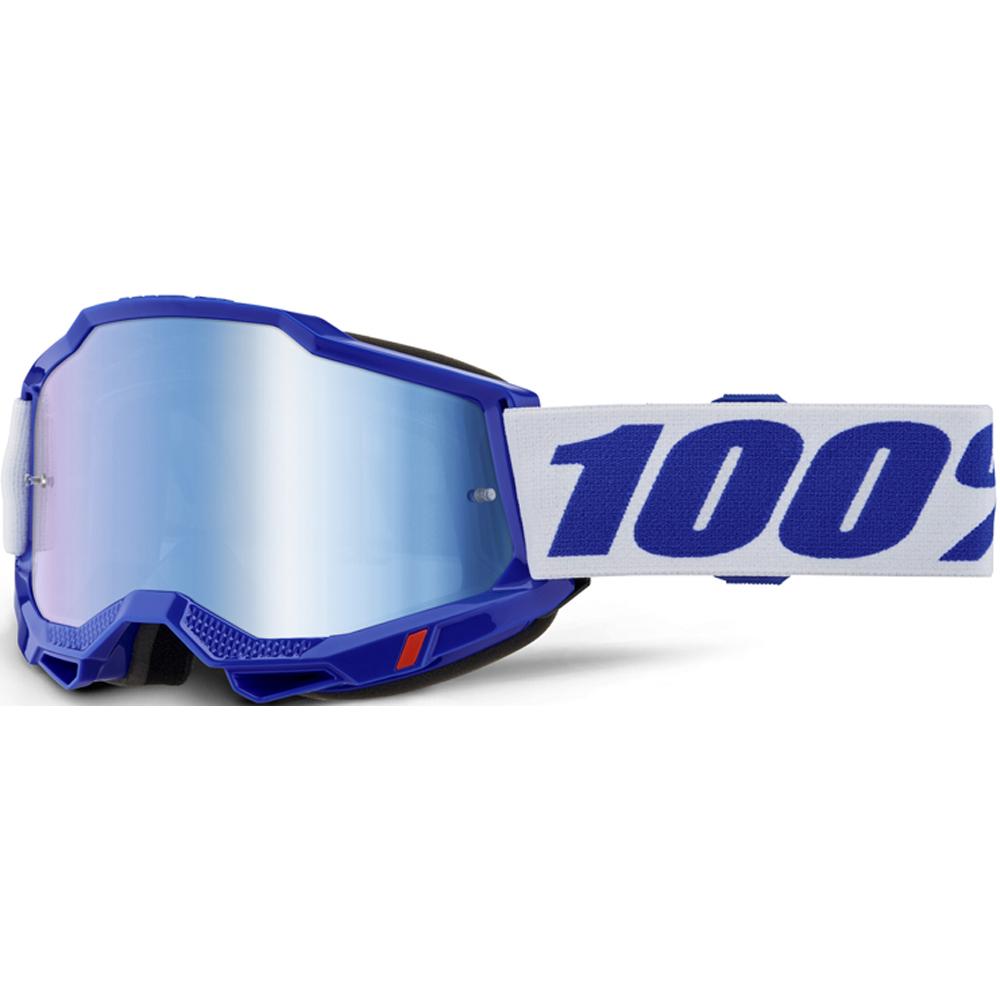 100% Accuri 2 Goggle Blue - Mirror Blue Lens