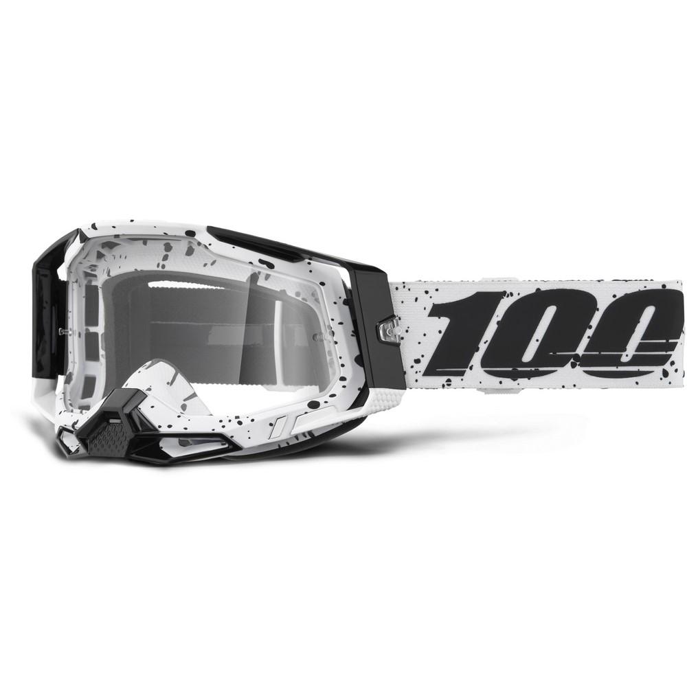 100% Racecraft 2 GOGGLE TRINITY CLEAR LENS