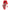 100% Itrack Red/White Gloves