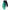 100% Itrack Black/Aqua Gloves