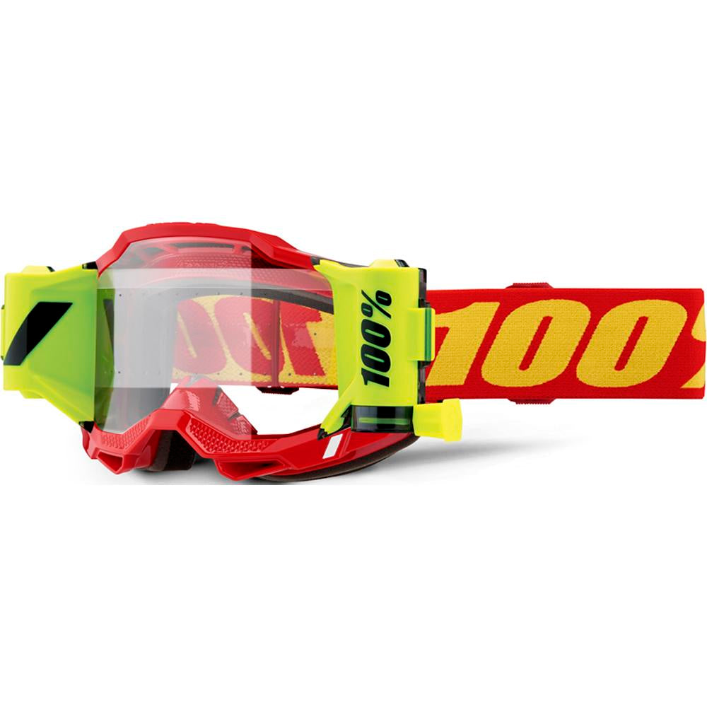 100% Accuri 2 FORECAST Goggle Red-Clear Lens