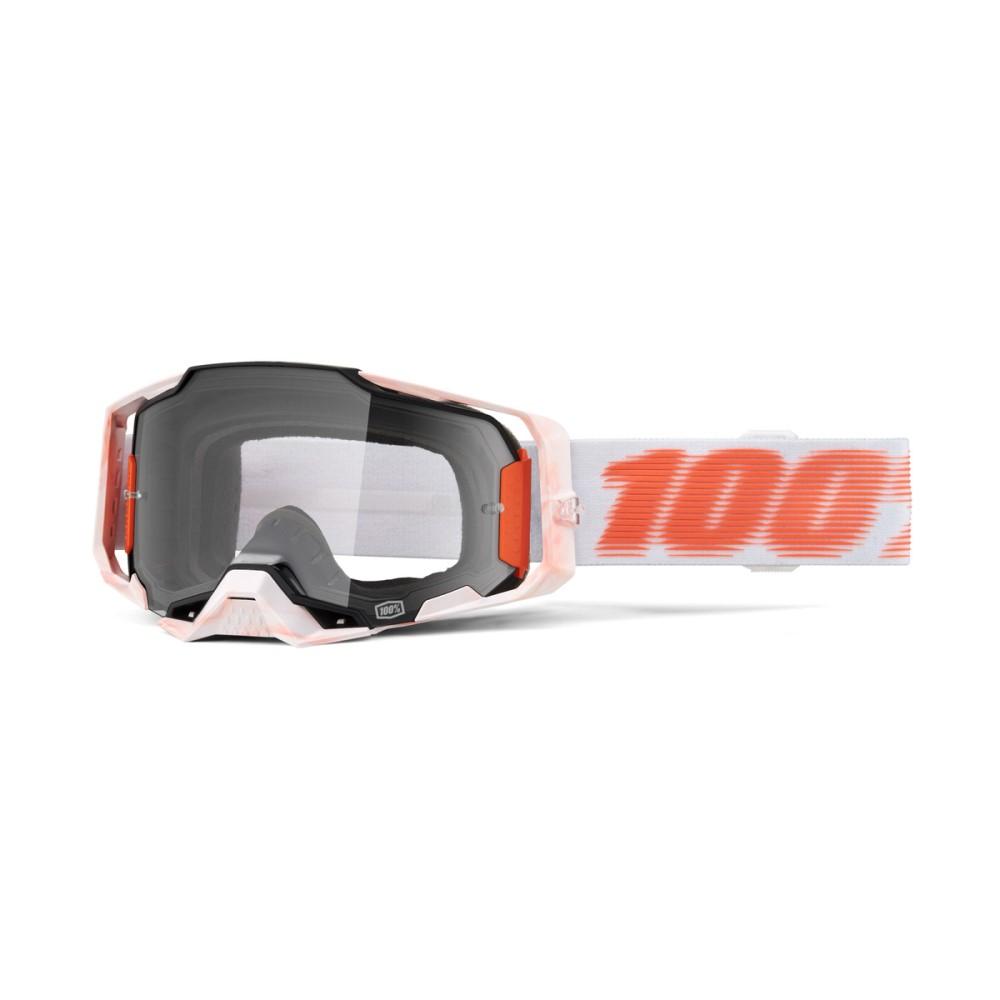 100% Armega Goggle Tubular Clear Lens