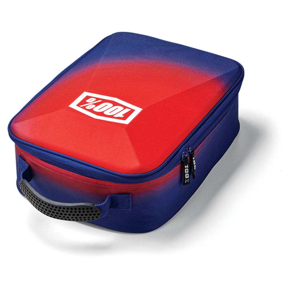 100% Goggle Case Geo Red/Blue