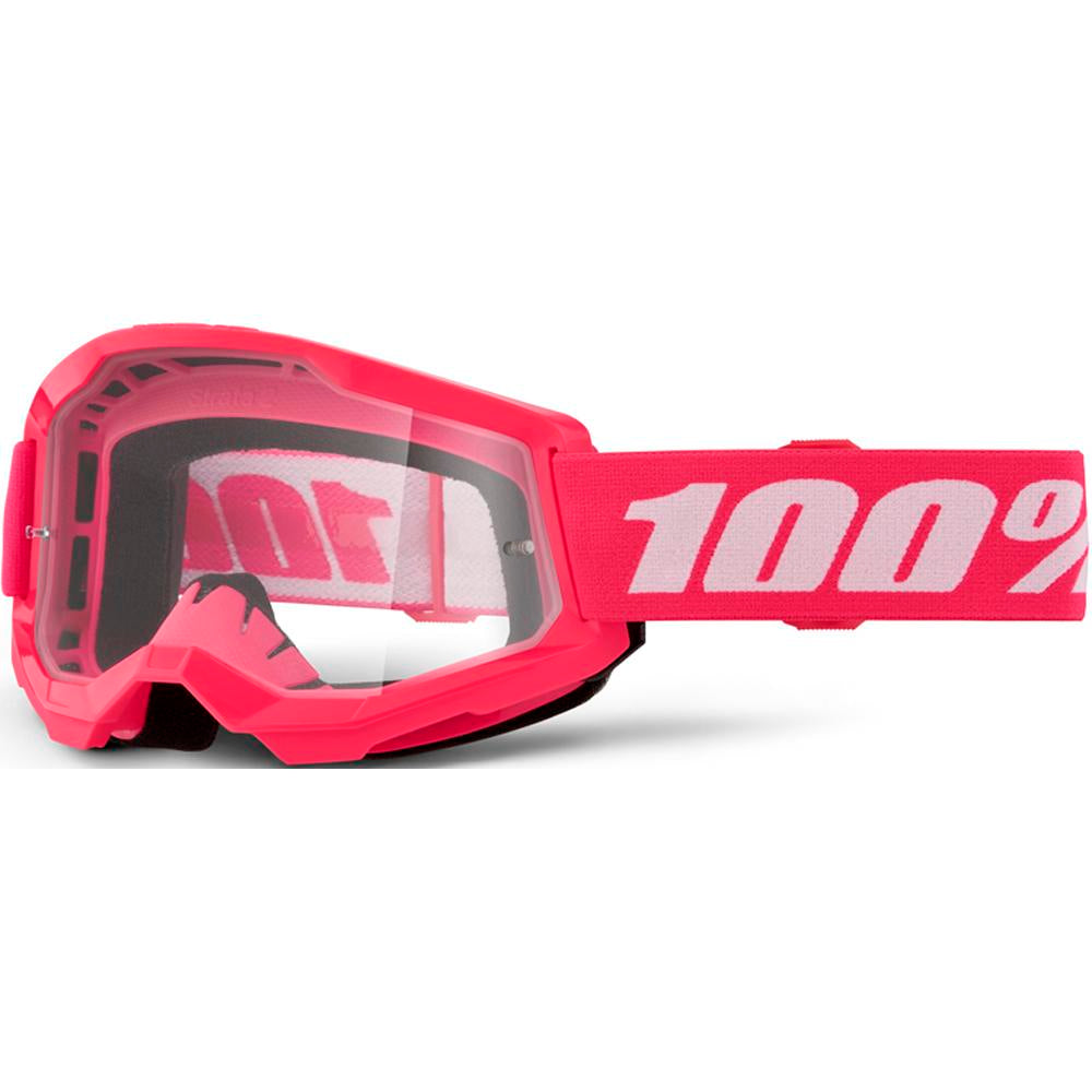 100% Strata2 Goggle Pink - Clear Lens