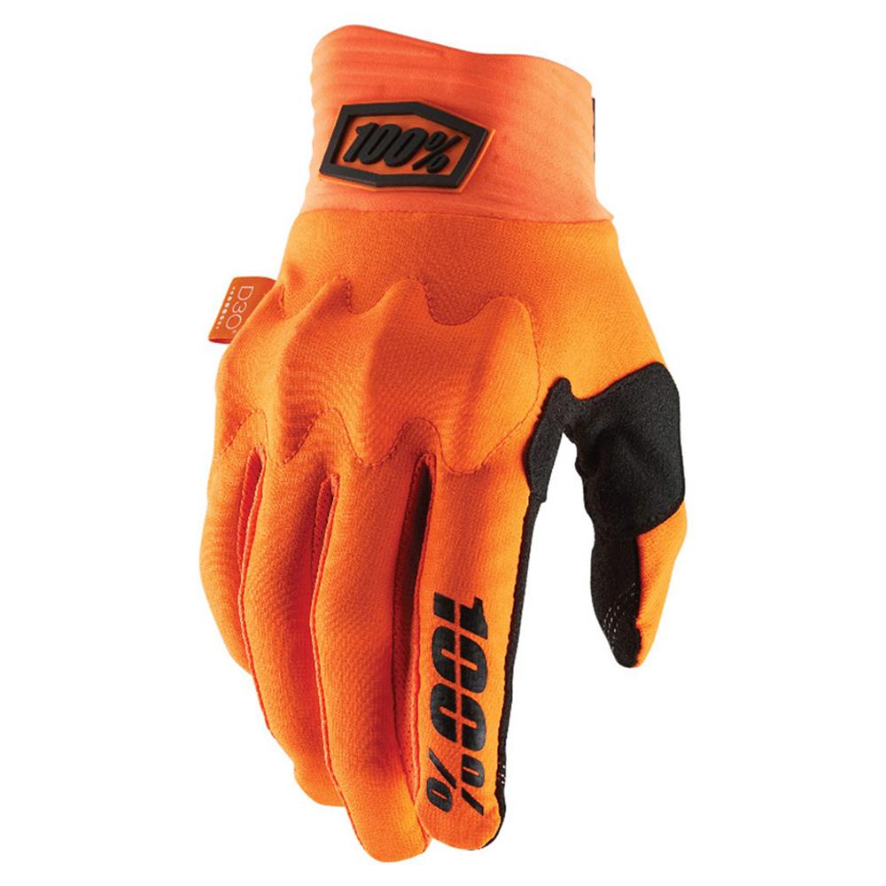 100% Cognito Fluo Orange/Black Gloves